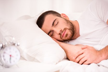 wise young man sleeping like a baby