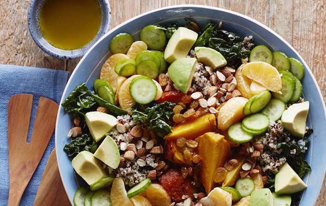 A plate full of superfoods